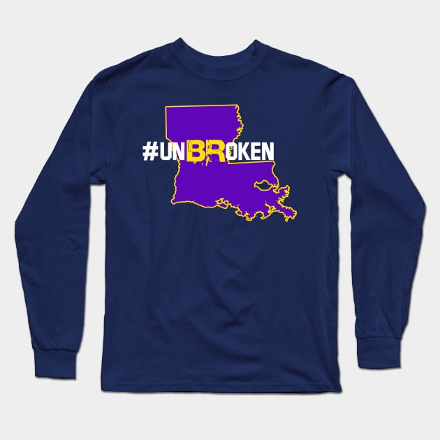 unbroken louisiana Long Sleeve T-Shirt by ilovemubs